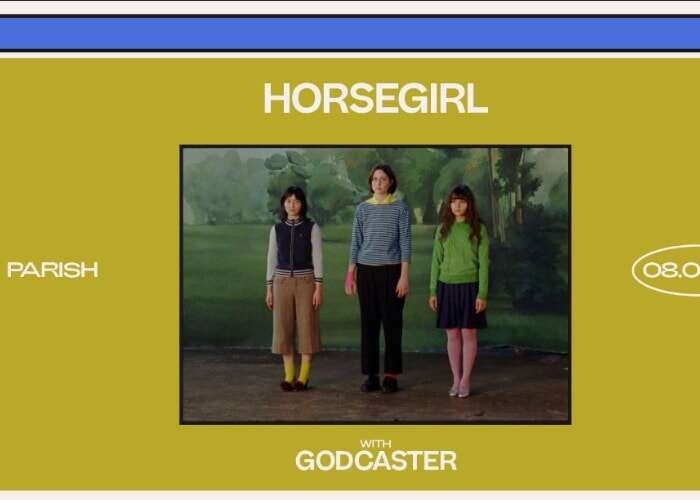 Resound Presents: Horsegirl w/ Godcaster at Parish on 8/9