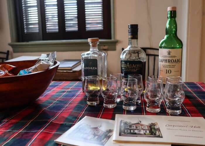 After-Hours Whisky Tours of Carpenters’ Hall