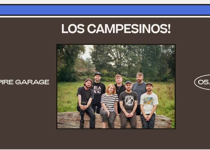 Resound Presents: Los Campesinos! at Empire Garage on 5/25